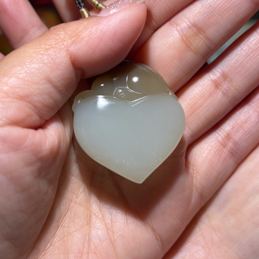 亮***剑和田玉未镶嵌颈饰