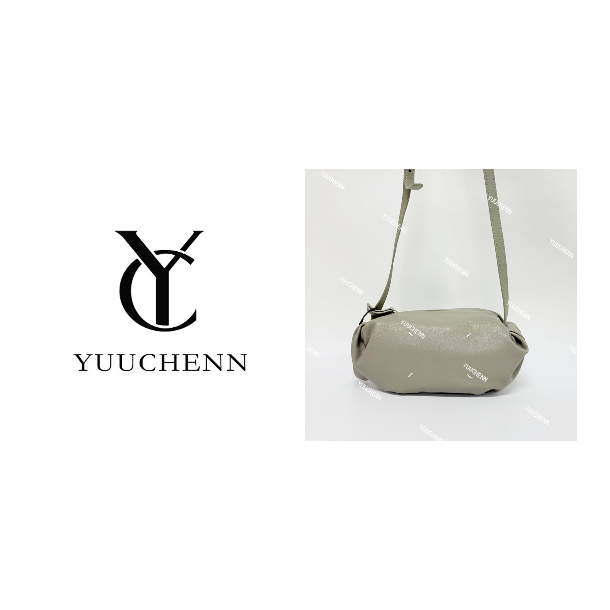 YUUCHENN/20cm原创设计高定真皮包 HH5830