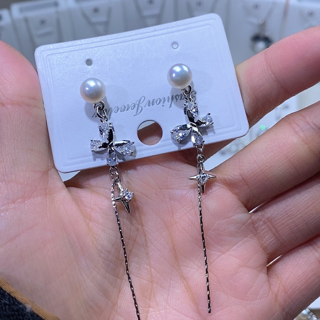 淡水珍珠未镶嵌耳饰