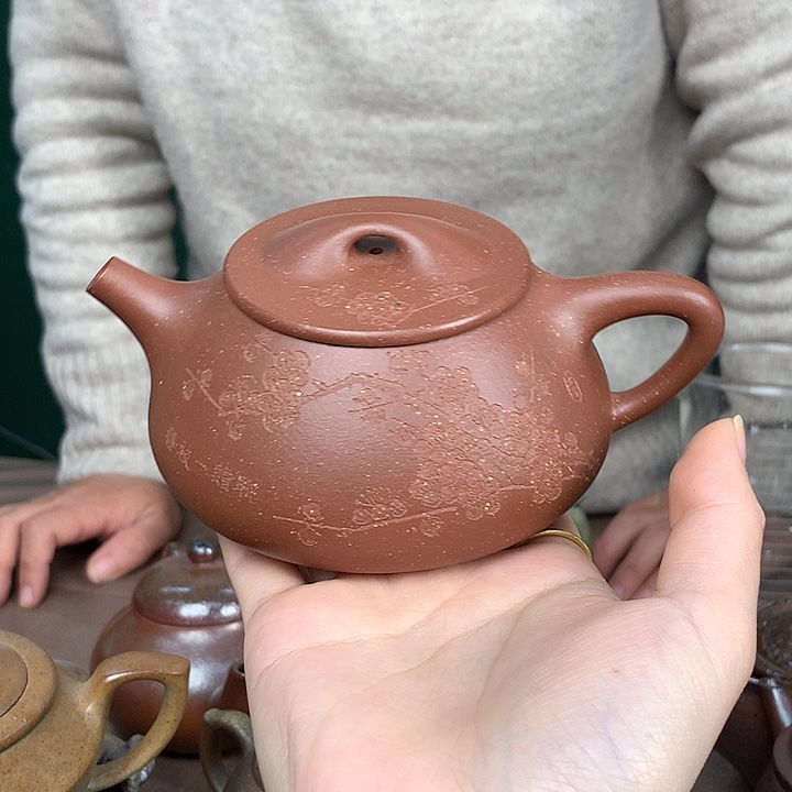 紫砂茶壶纯自然柴烧