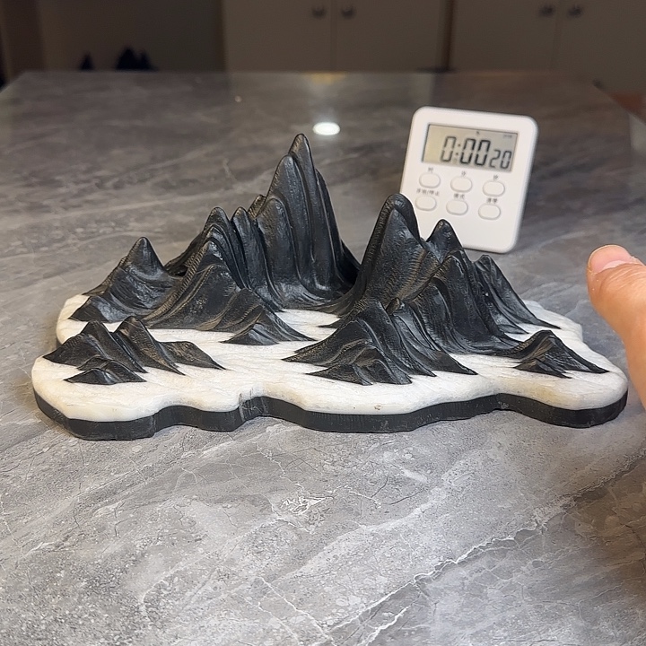 扎***勒奇石茶宠鱼缸文房摆件 