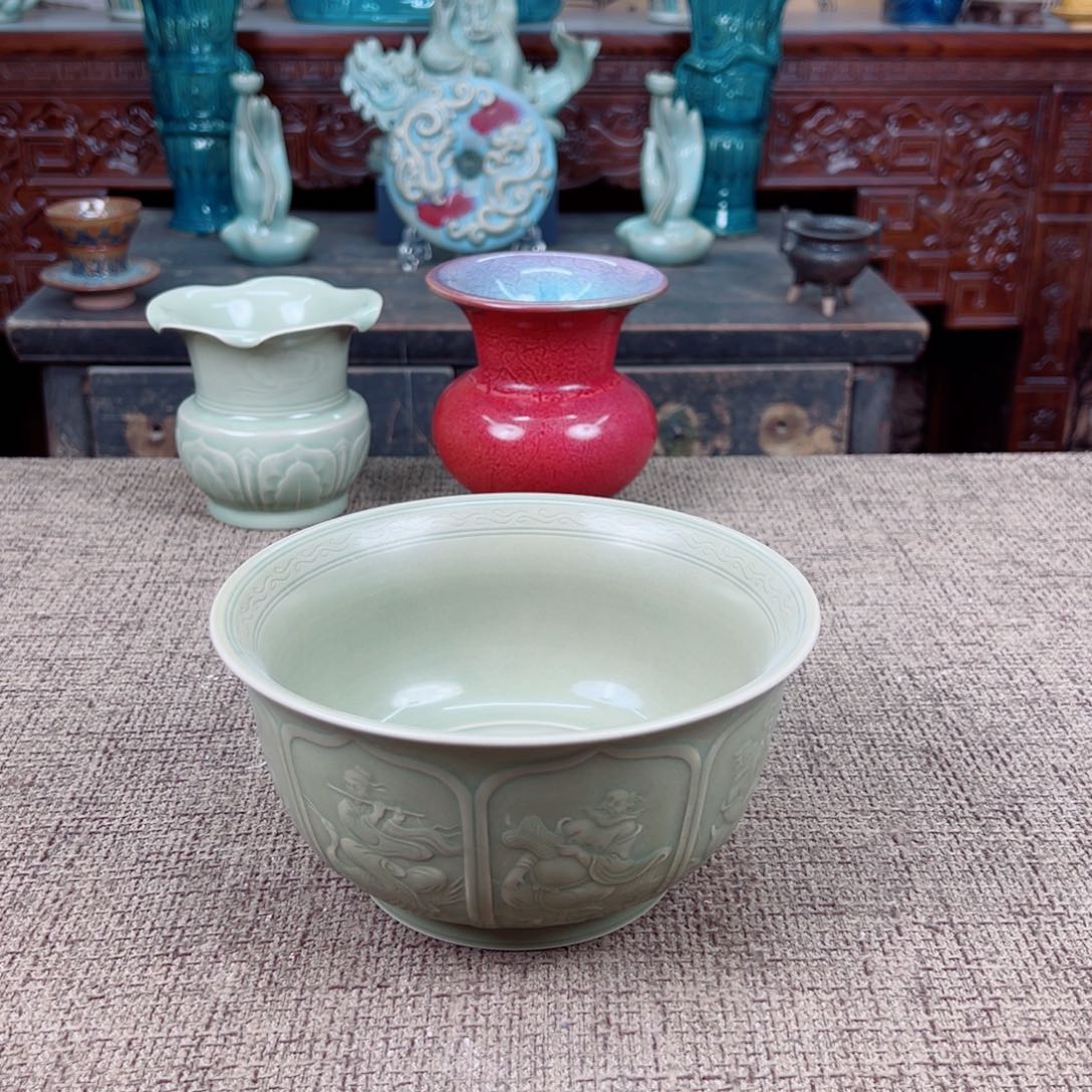 瓷片陶瓷艺术瓷器摆件