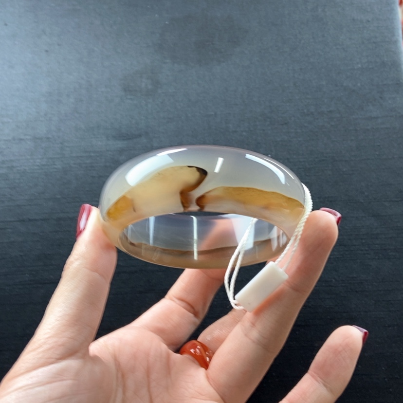 【闪购商品】玛瑙/玉髓手镯未镶嵌斌*