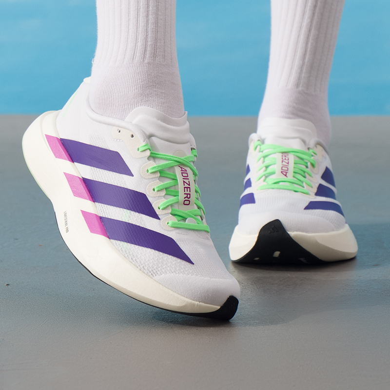 Adidas阿迪达斯女鞋竞速马拉松跑鞋健身训练运动鞋轻便透气跑步鞋