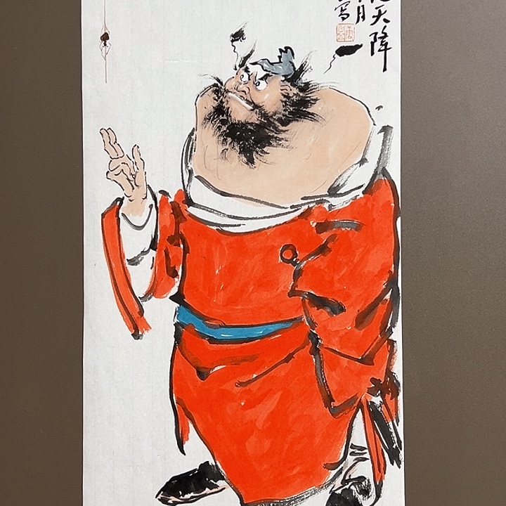 国画唐国良  手绘原创