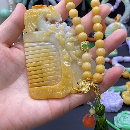 翡翠未镶嵌颈饰翡翠吊坠