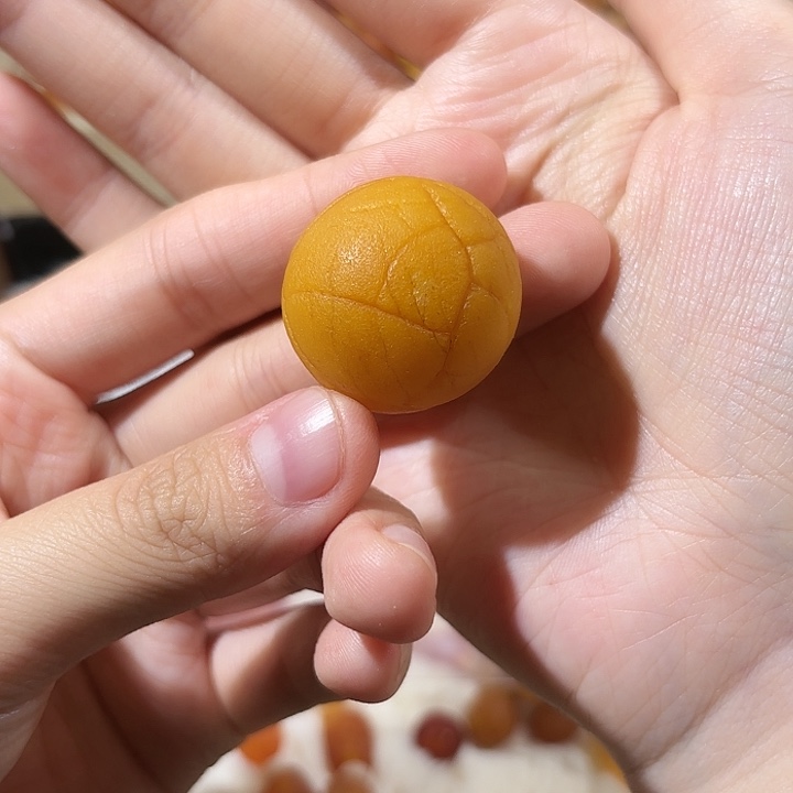 琥珀未镶嵌颈饰蜜蜡单颗