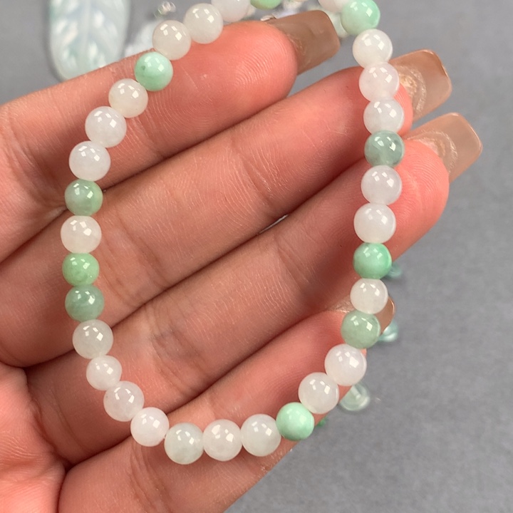 翡翠颈饰未镶嵌手串卡5.6