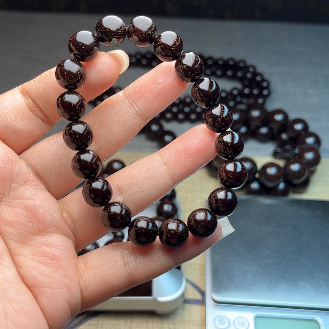 檀香紫檀（小叶紫檀）I****J1.0 19颗满星