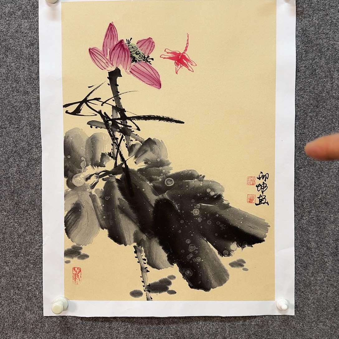 国画邢坤老师手绘作品