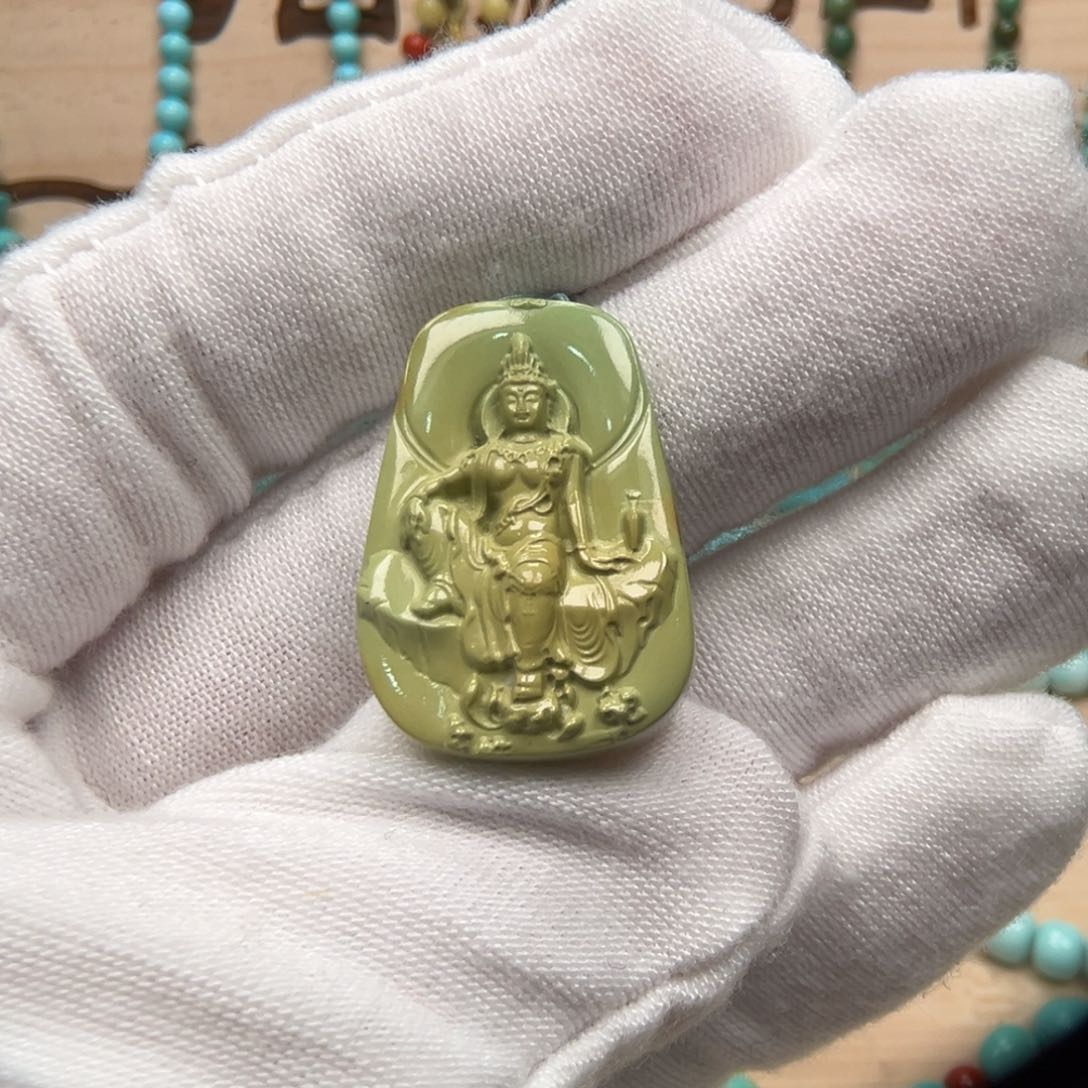 绿松石雕刻未镶嵌