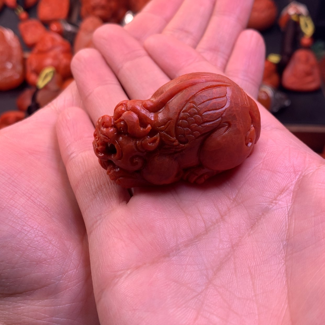 【闪购商品】南红玛瑙高品貔貅未镶嵌