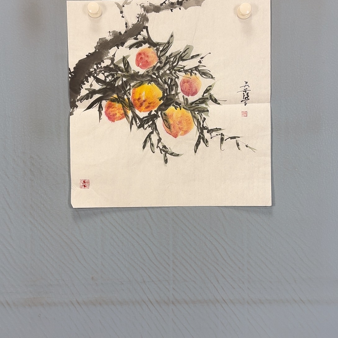 国画1265 牡丹图画师大