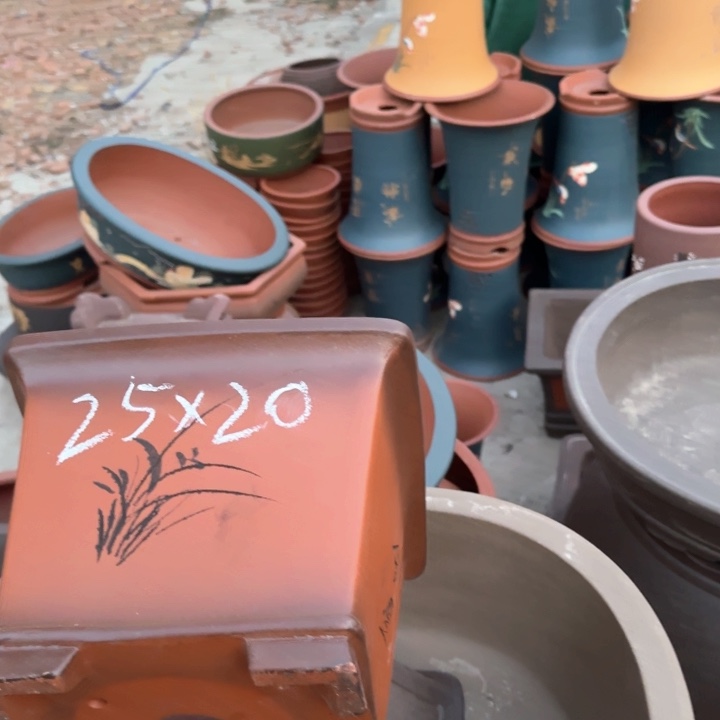 紫砂花盆紫砂花盆