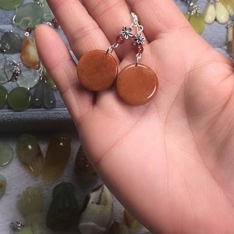 岫玉未镶嵌颈饰天然岫玉