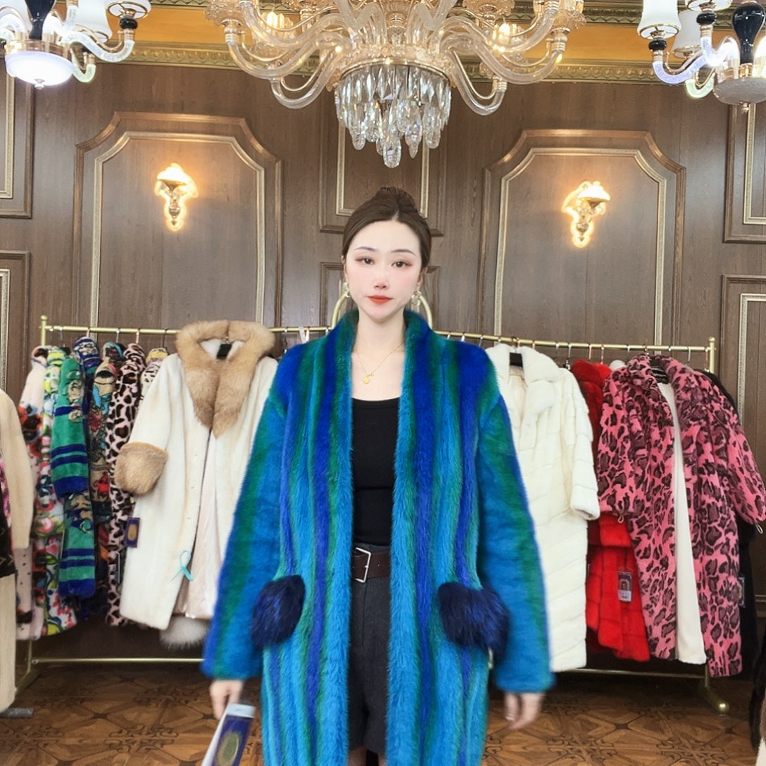 貂皮大衣时尚潮流
