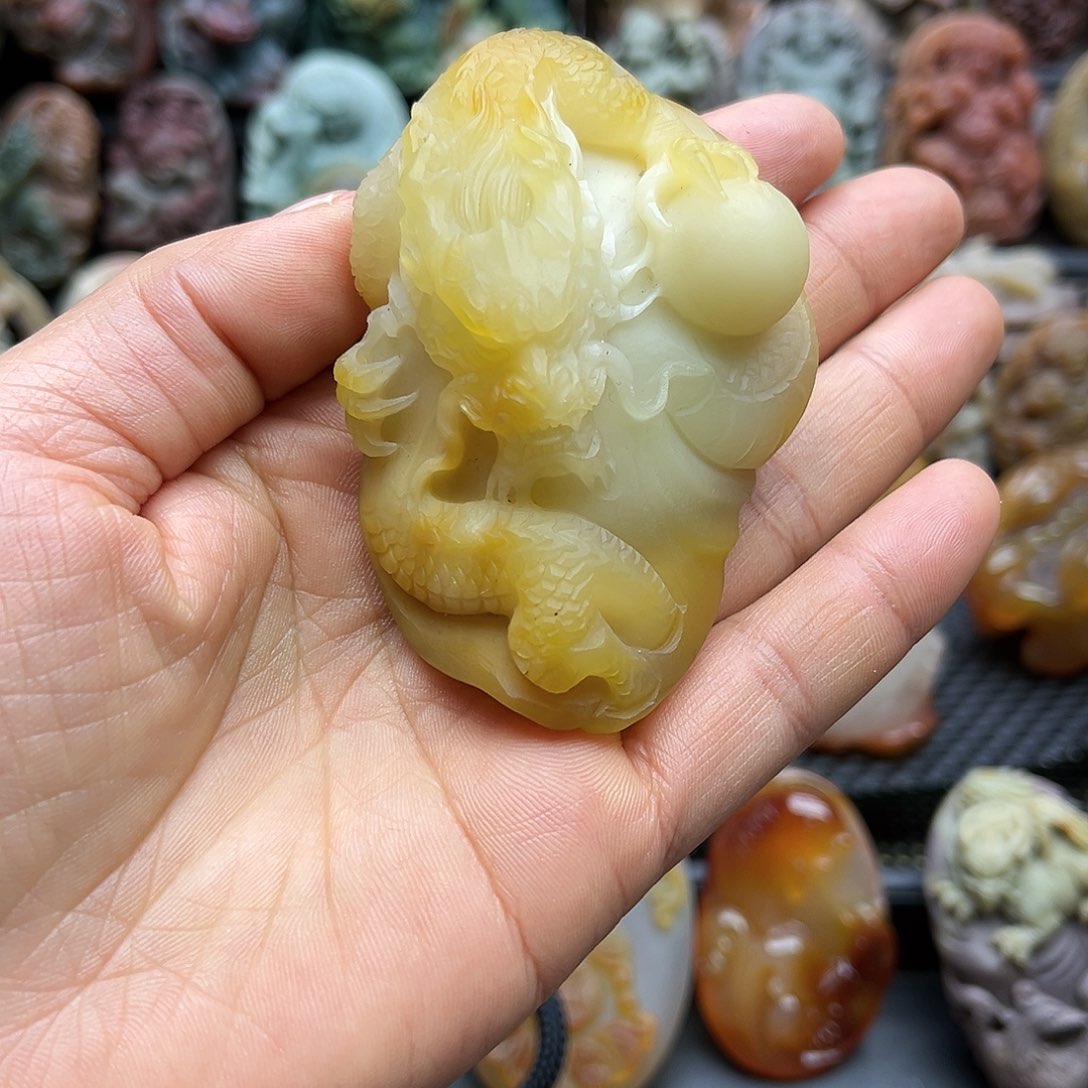 定制石英质玉手把未镶嵌H