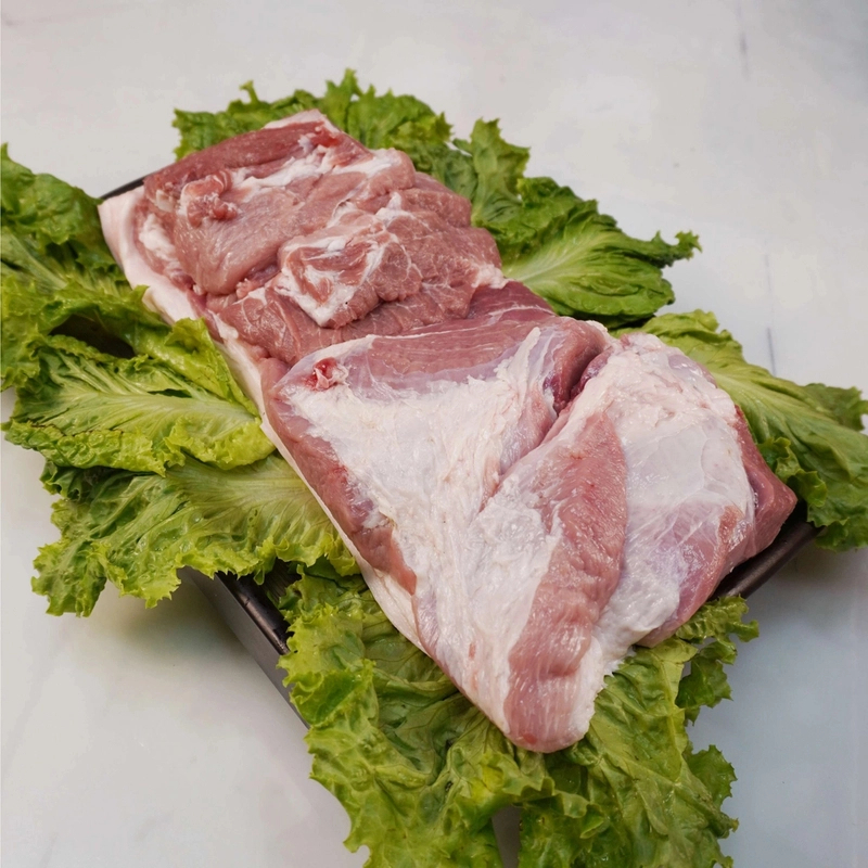 蓟州土猪肉黑猪肉盘山土猪肉前腿肉 顺丰冷链 速冻发货 土猪肉2500g火锅食材