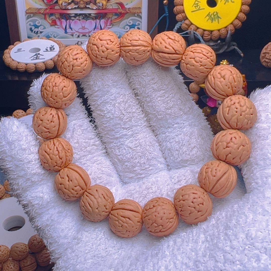 桃核手串?*C1.6金丹桃核