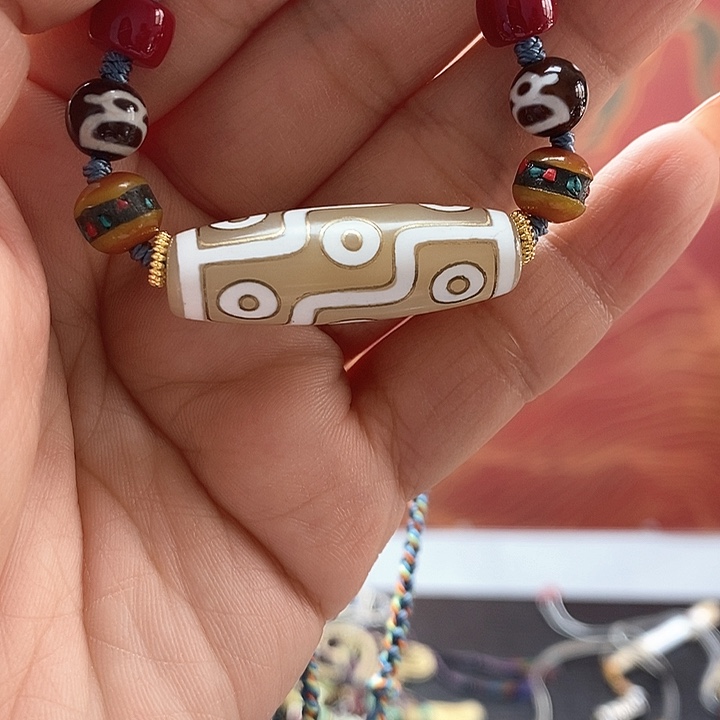 玛瑙/玉髓颈饰合金