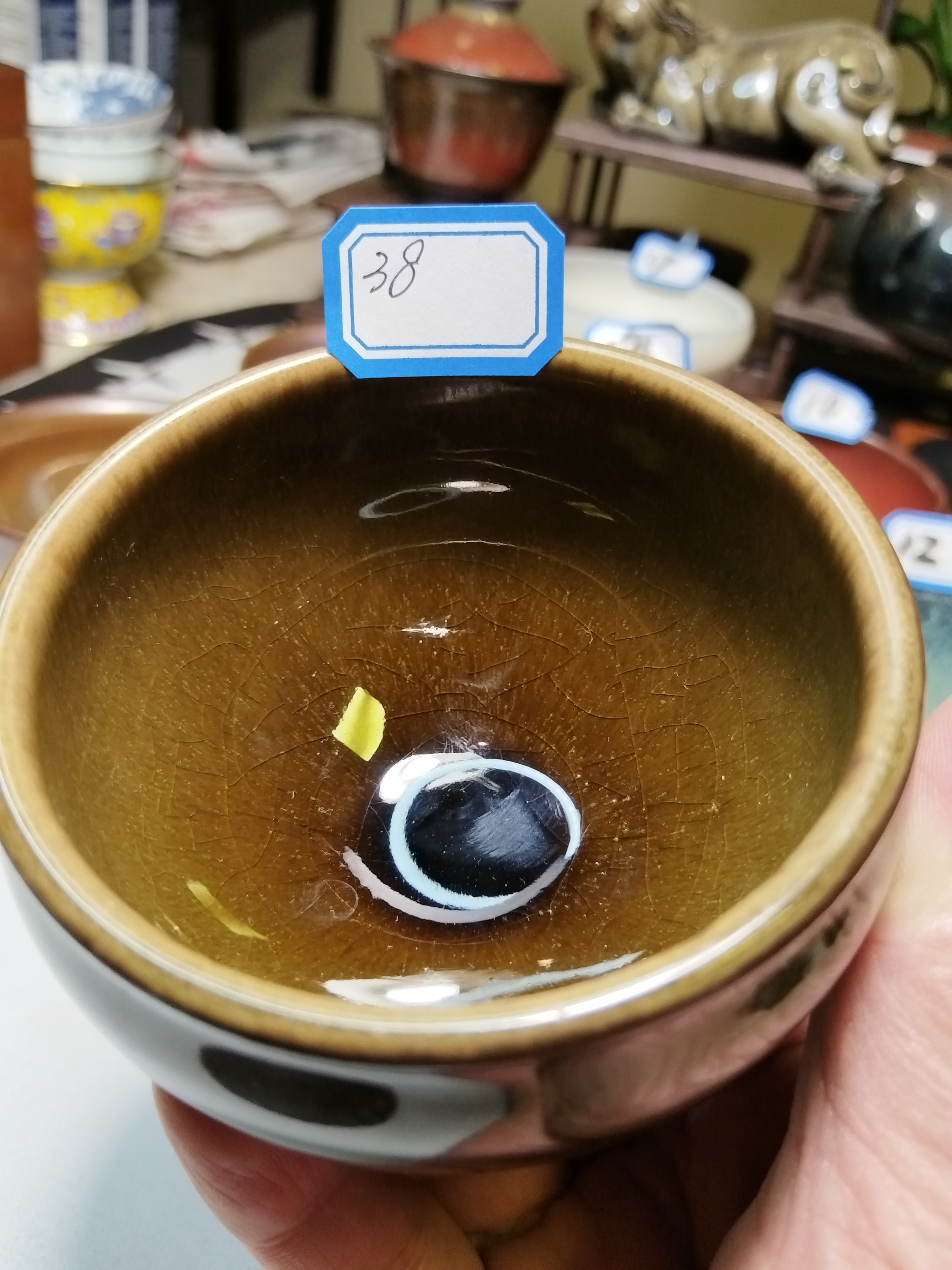 建盏主人杯陶瓷品茗杯收藏佳品