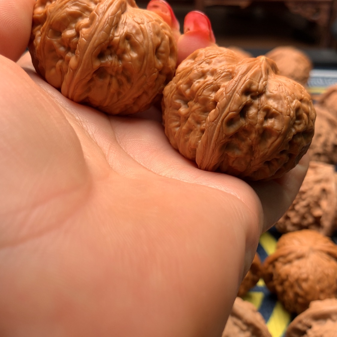 【闪购商品】把件文玩核桃元宝42