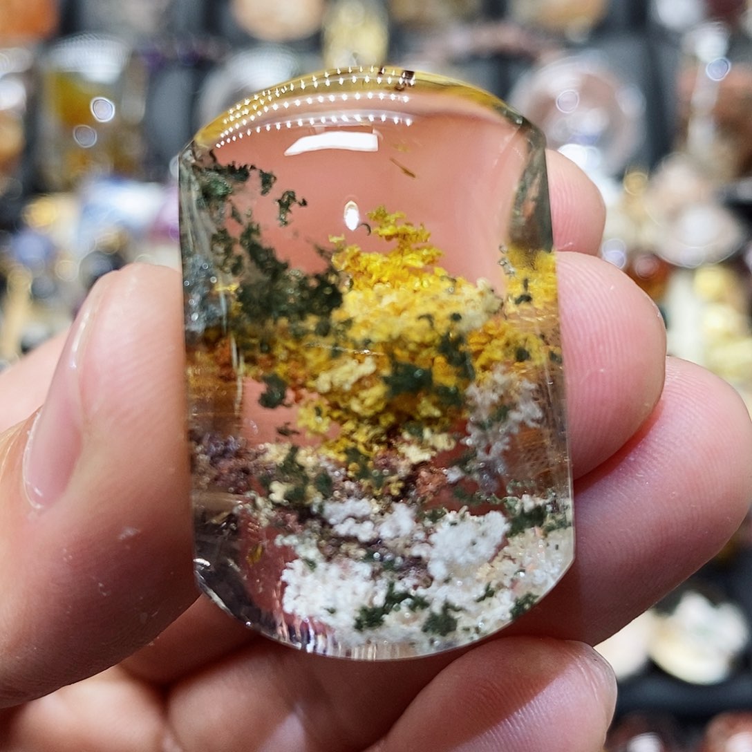 水晶颈饰未镶嵌天然精致水晶吊坠