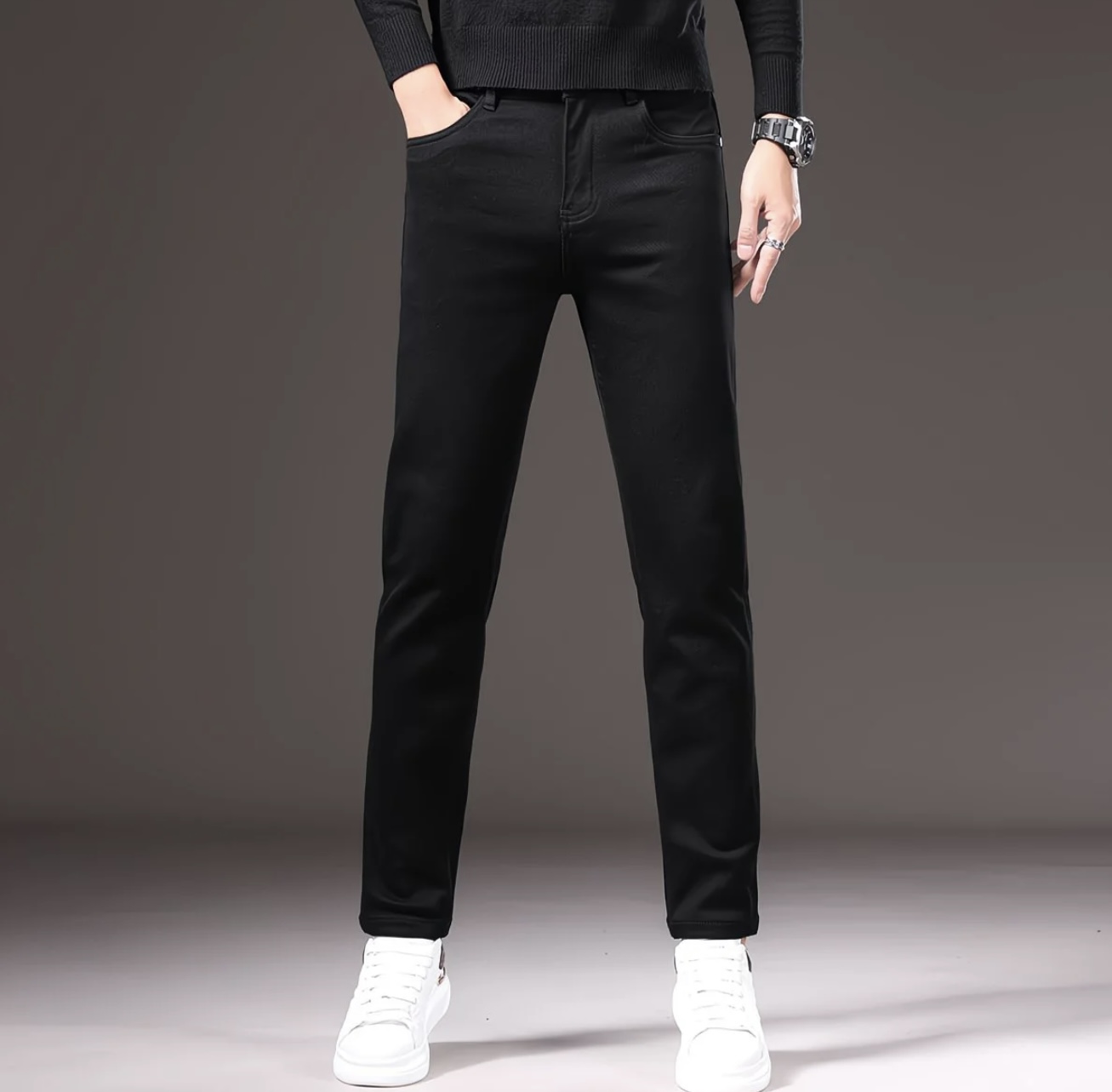 （大）工厂高货孤品 男士牛仔裤个别微瑕2025秋冬新款直筒弯刀潮牌