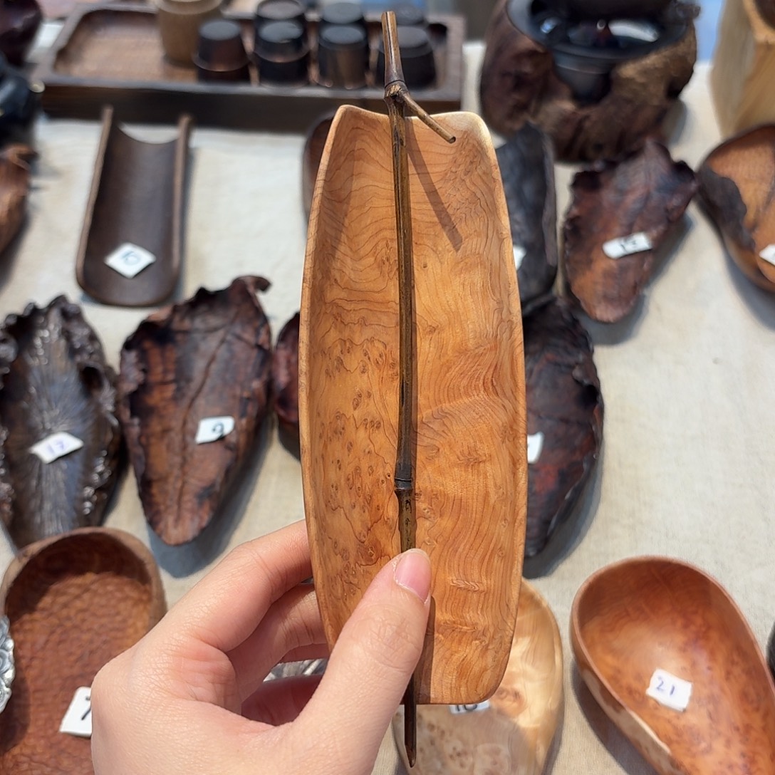 小***桃扇子109茶则血柏好看的