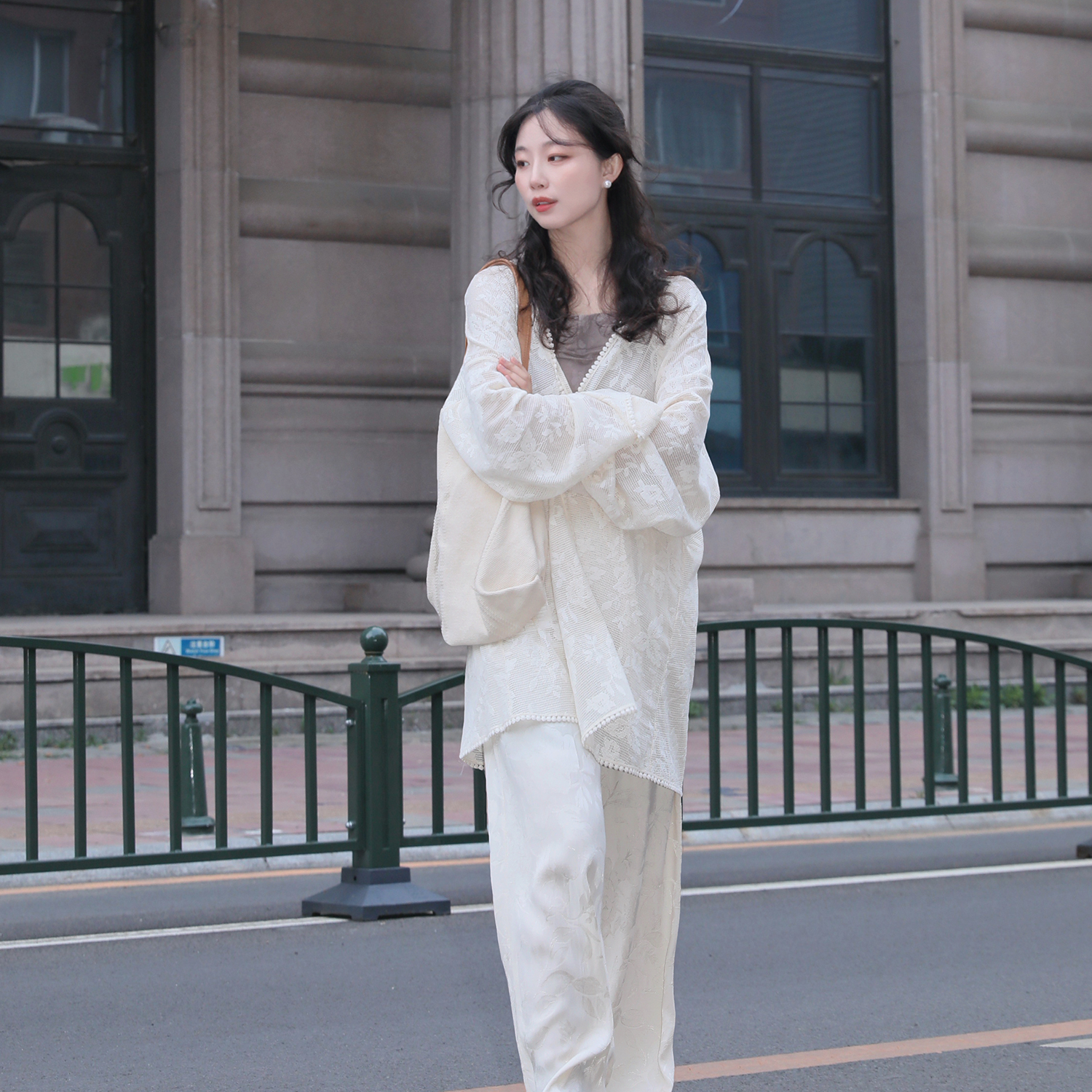 谜阿凰【苏堤春晓阔腿裤】原创汉服裤阔腿裤内搭气质休闲长裤夏吊带