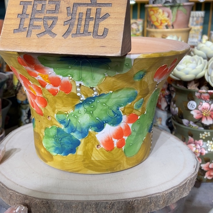 红陶景德镇艺术手绘作品