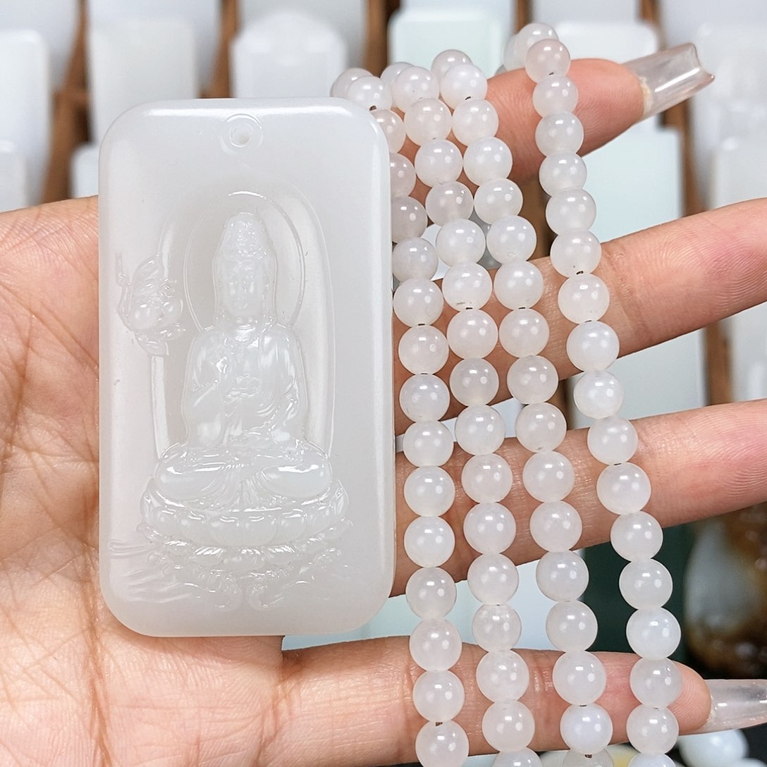 和田玉颈饰未镶嵌鑫****哥