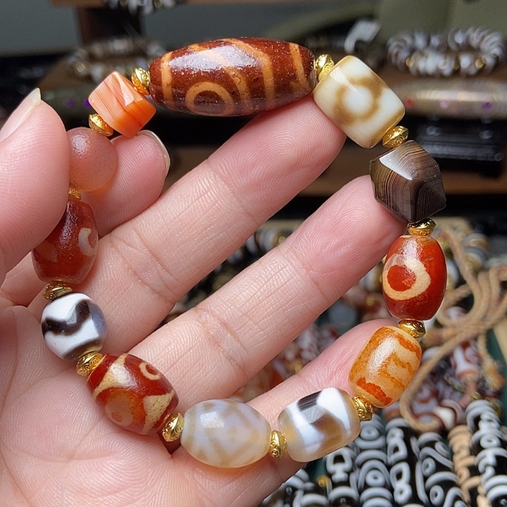 玛瑙/玉髓未镶嵌手链