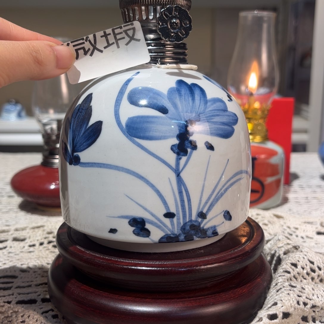 摆件景德镇陶瓷香薰灯