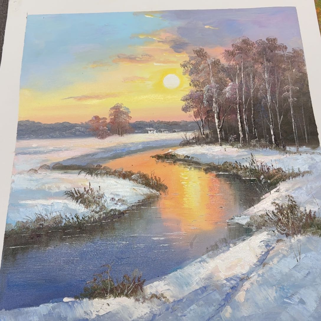 油画我是一个很喜欢你