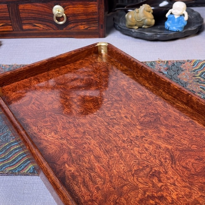 贡木疯**鱼茶盘收纳盘34✖️22