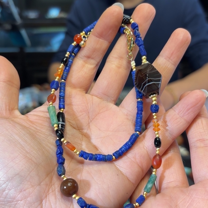 玛瑙/玉髓未镶嵌颈饰