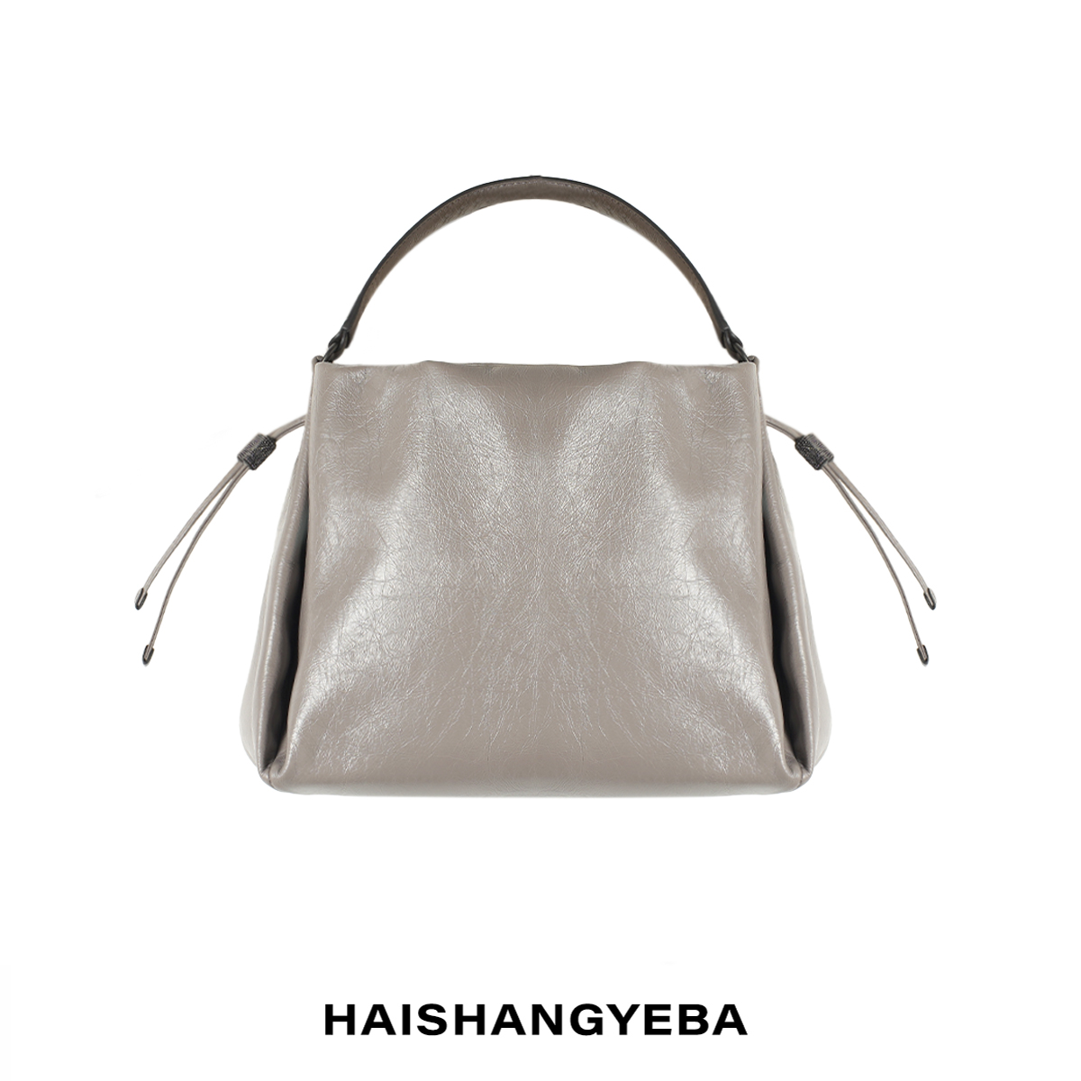 【海上叶爸】新款2025春夏百搭小牛皮时尚单肩包