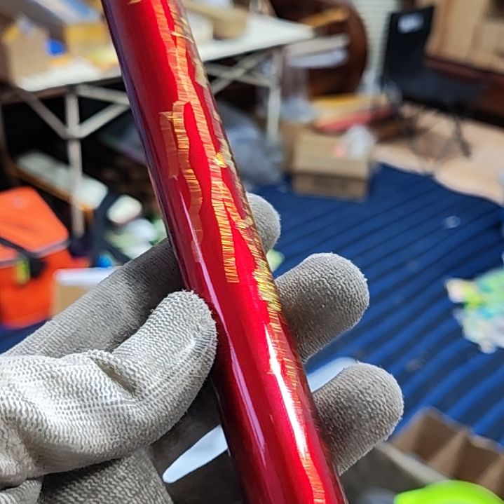 红色鱼竿带竿稍一个4.5