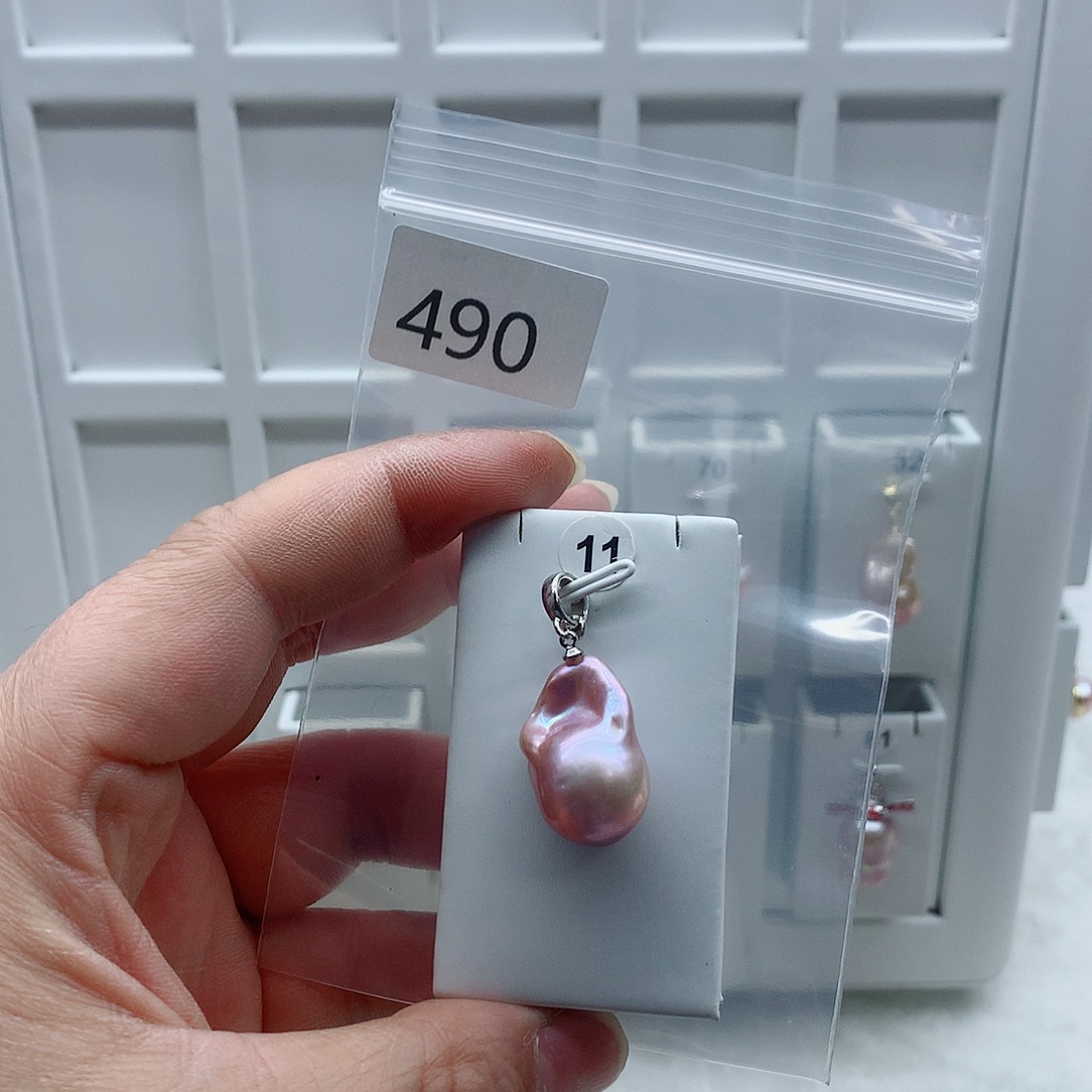 吊坠(不含链)合金淡水珍珠