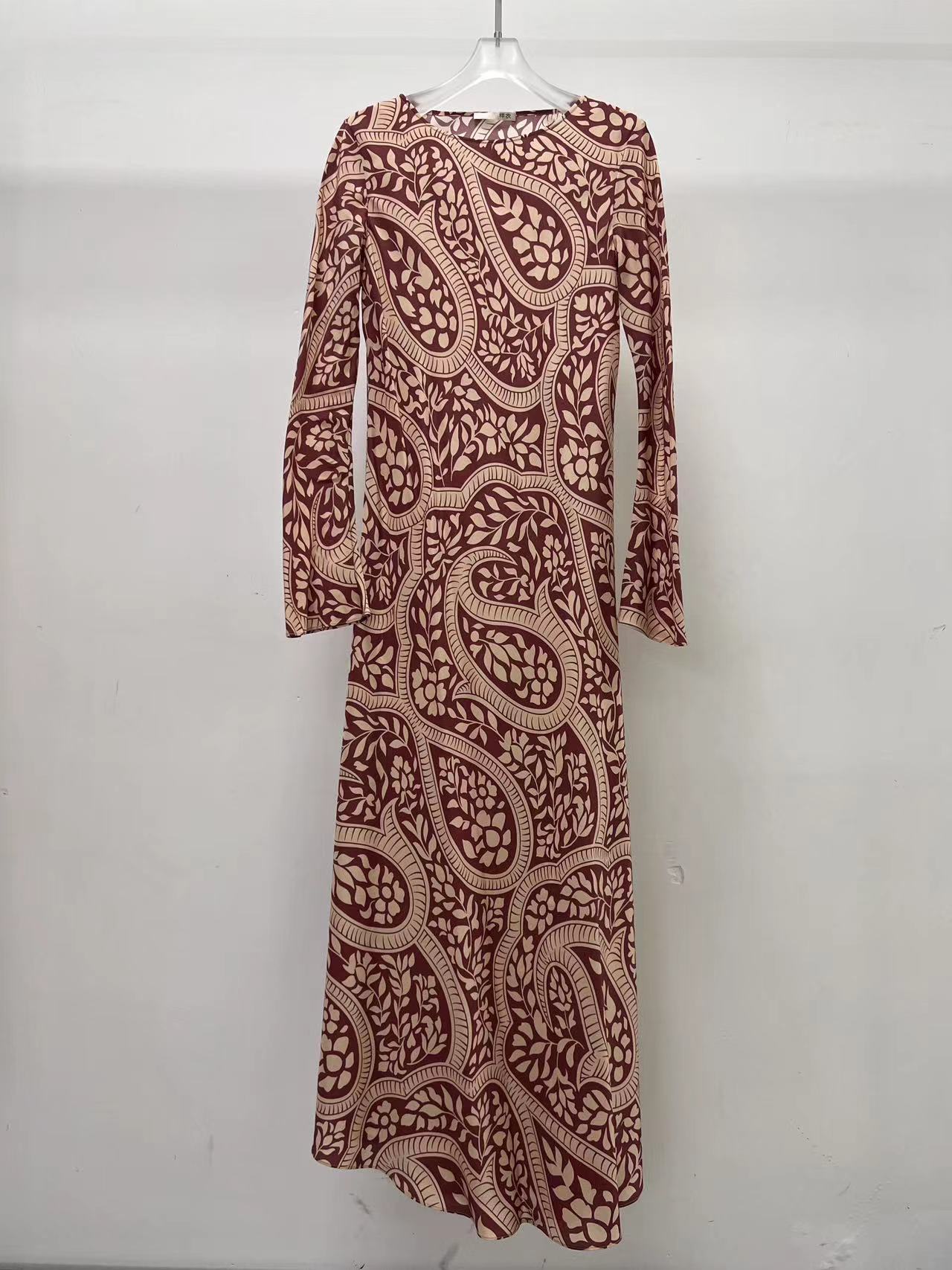 【AC专属】斜纹长袖连衣裙-KDL1896