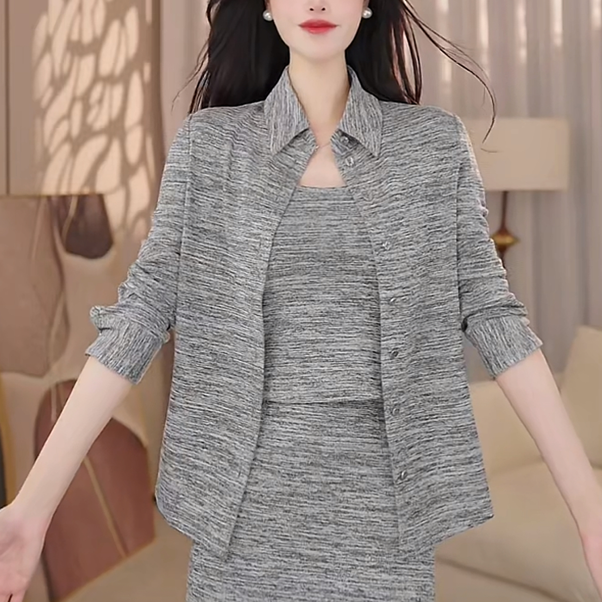 阿玛施/AMASS早秋新款衬衣530017-4243131