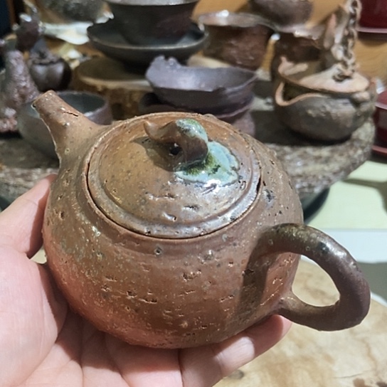 杯柴烧裸烧手作品