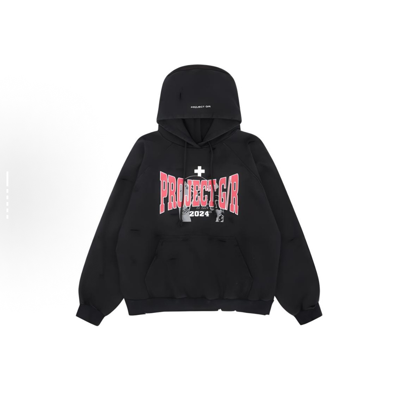 PROJECT G/R TWO FACED WASHED HOODIE 24FW双面水洗连帽卫衣