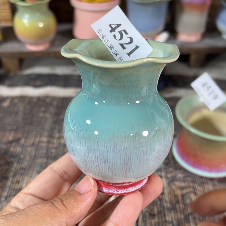 口5高8 手工花盆满30包邮