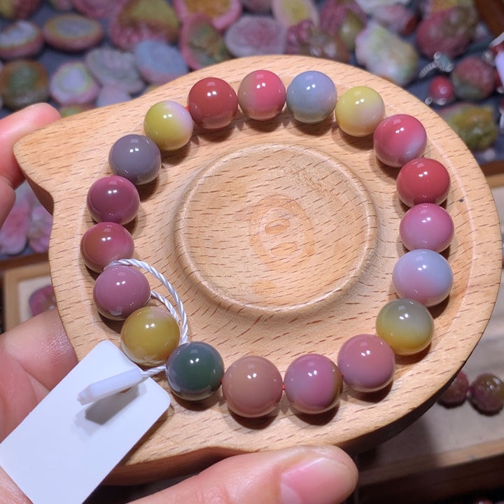 玛瑙/玉髓未镶嵌手链盐源玛瑙