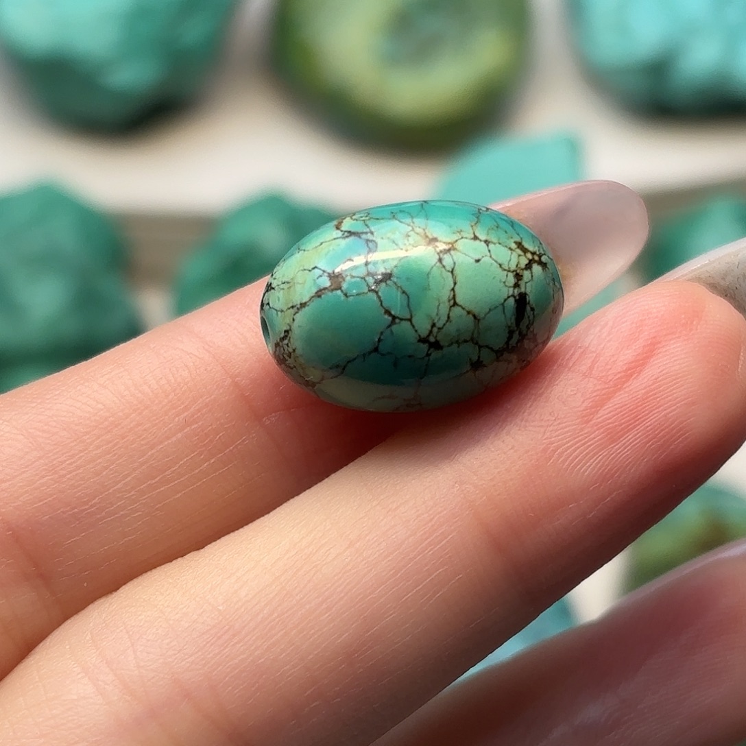 绿松石未镶嵌绿松石老型