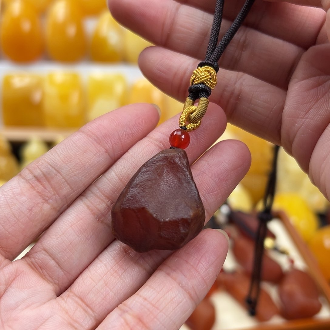 蜜蜡颈饰未镶嵌蜜蜡