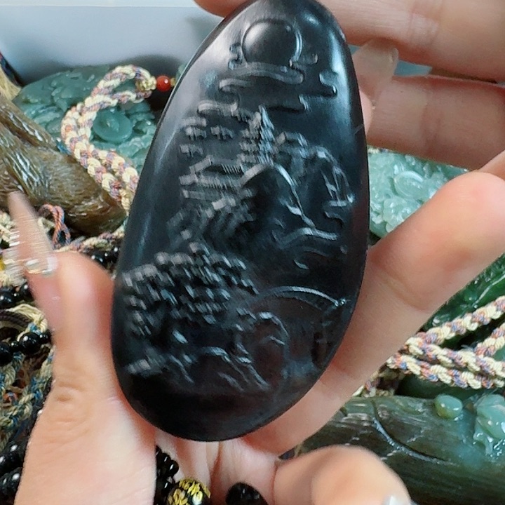 和田玉挂件未镶嵌