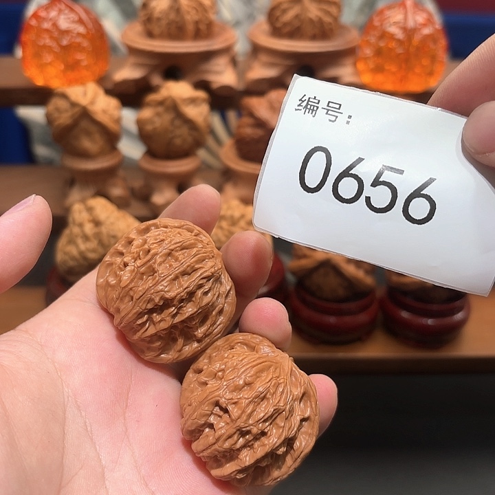 文玩核桃把件0656山地磨39